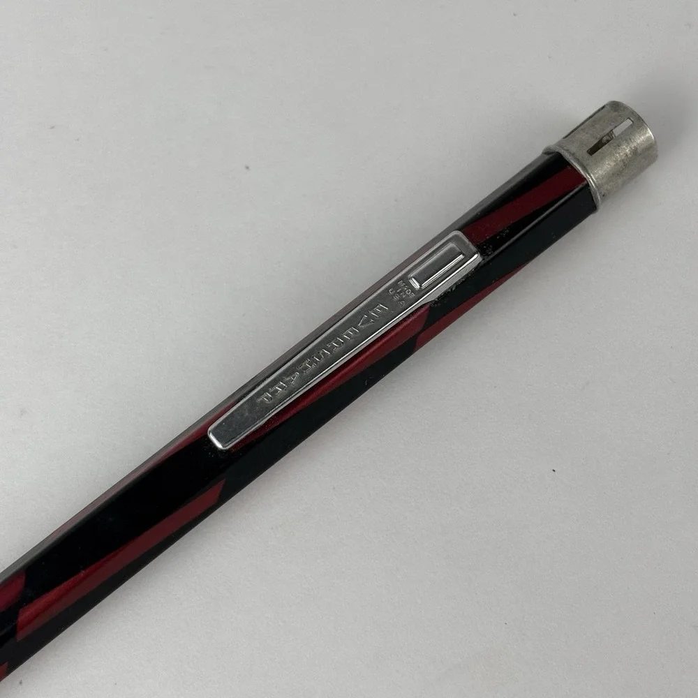 Vintage Celluloid Red Burgandy and Black Eversharp Mechanical Pencil Art Deco